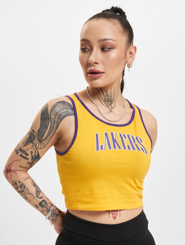 NBA Team Wordmark Crop Tank-2