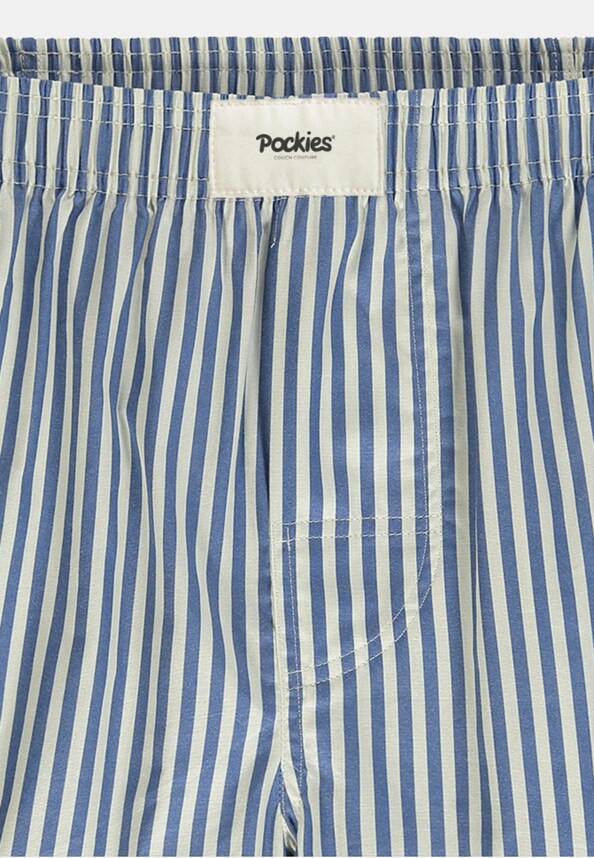 Blue Striped - Boyfriend Boxers-5