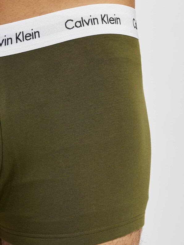 Calvin Klein Underwear Low Rise 3 Pack Shorts Faded Gry/Samba/Evergrn-3