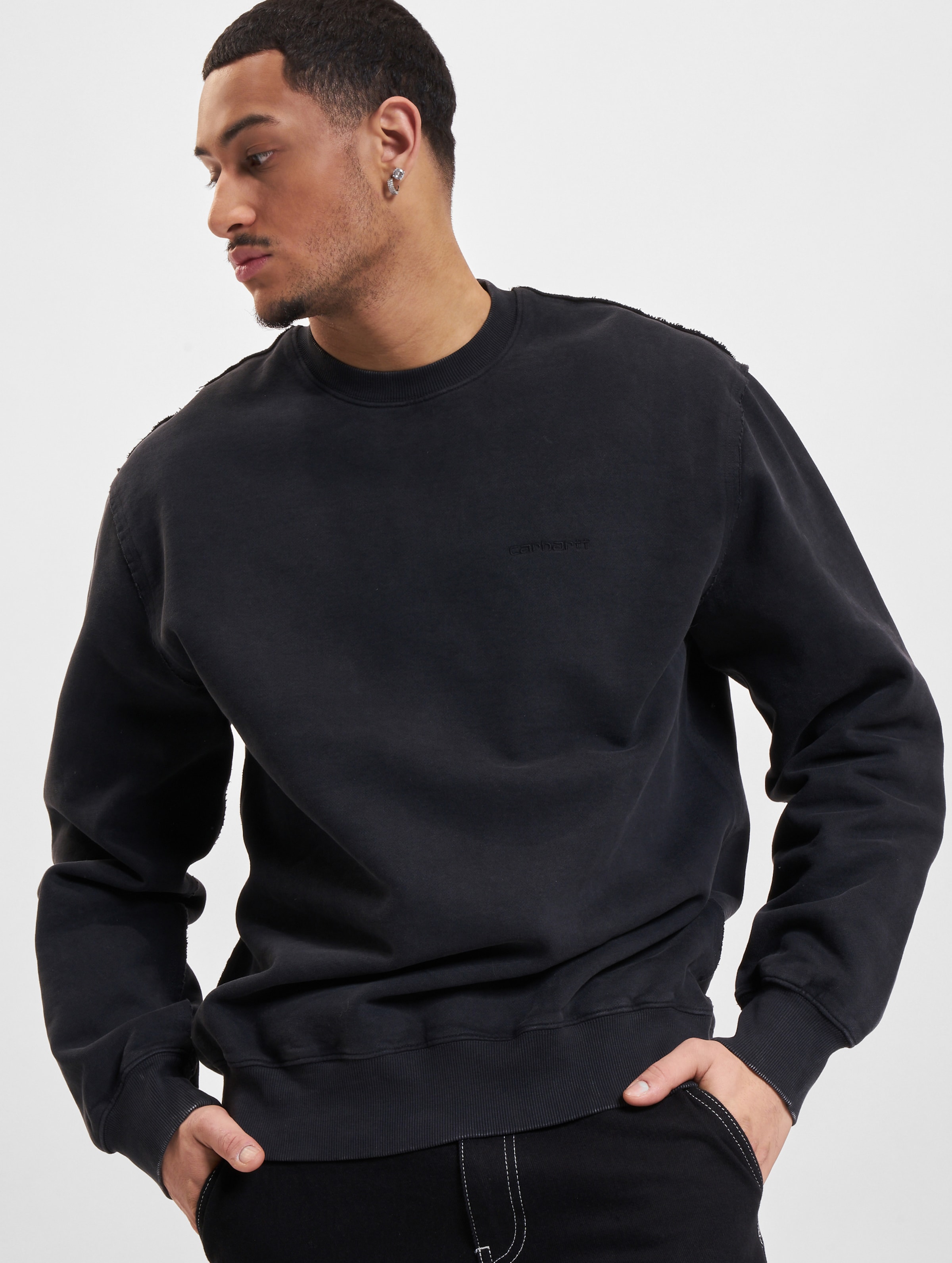 Carhartt WIP Pullover Mannen op kleur zwart, Maat L