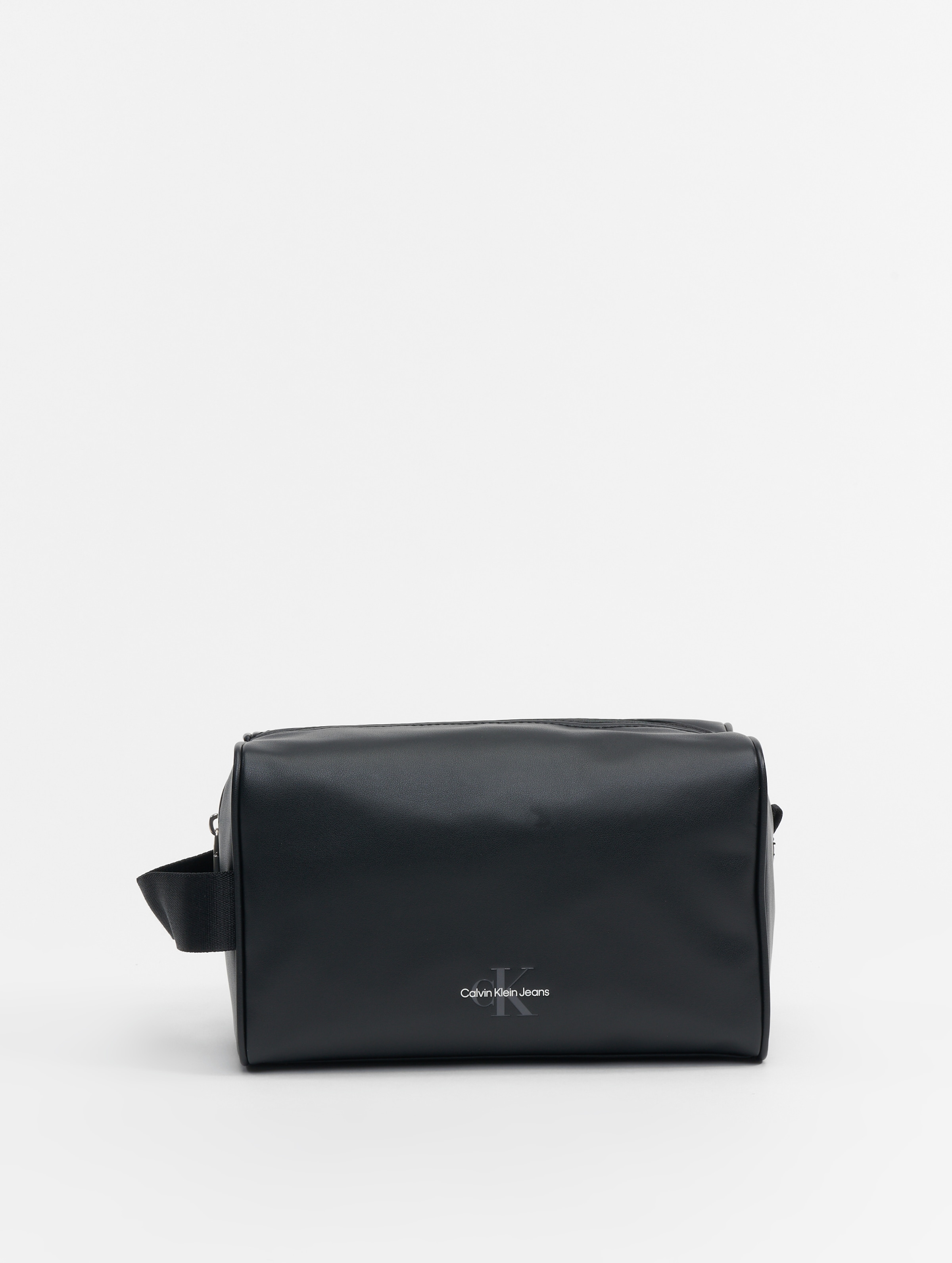Calvin Klein Monogram Soft Washbag Unisex op kleur zwart, Maat ONE_SIZE