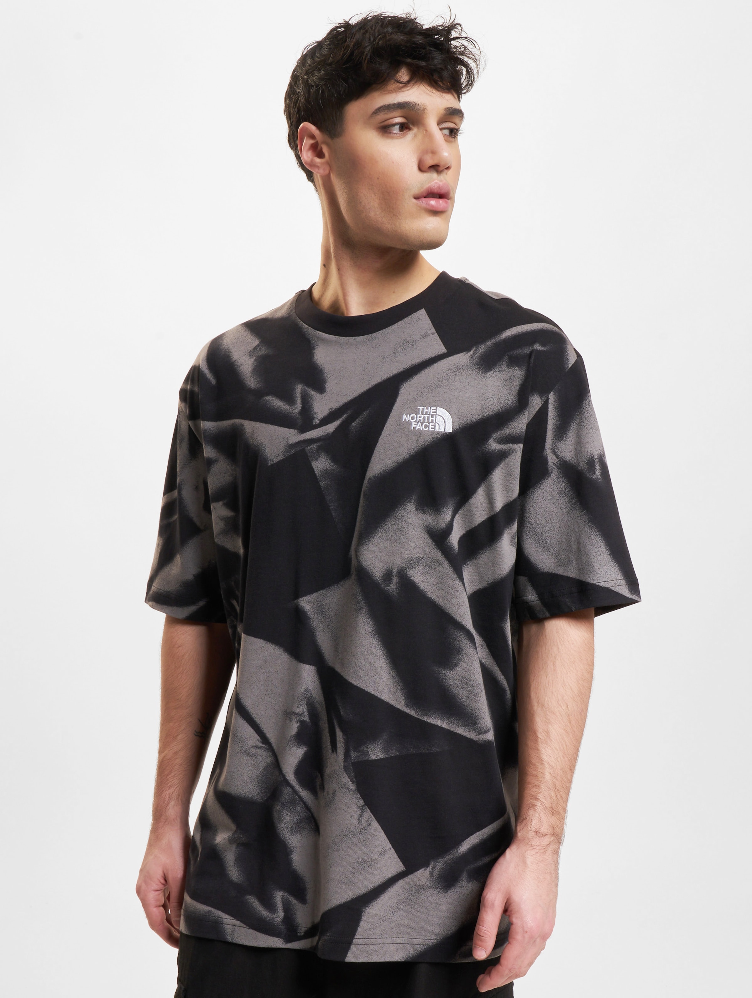 The North Face Oversize Simple Dome Print T-Shirts Mannen op kleur zwart, Maat XL
