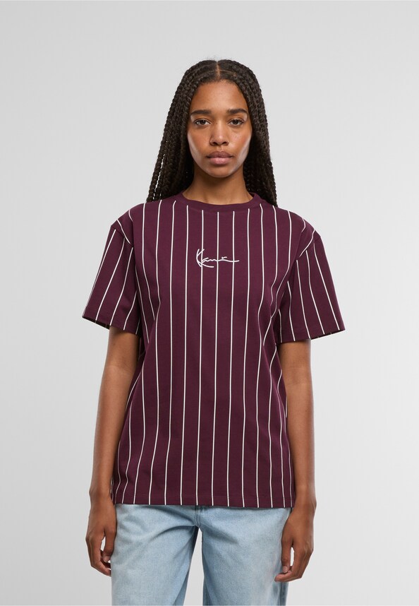 Small Signature Essential Pinstripe OS Tee-0