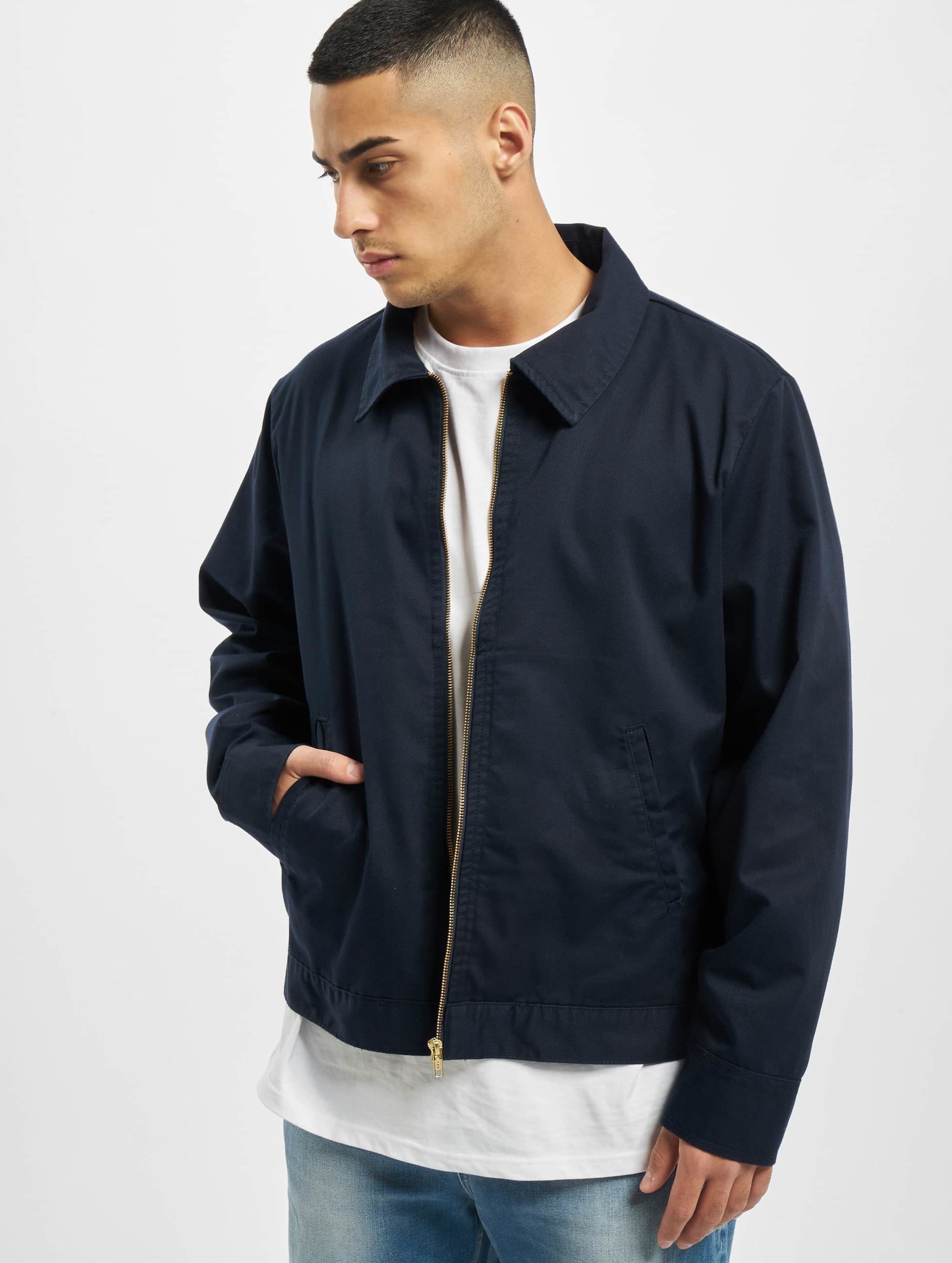Urban Classics Workwear Jacket Mannen op kleur blauw, Maat M