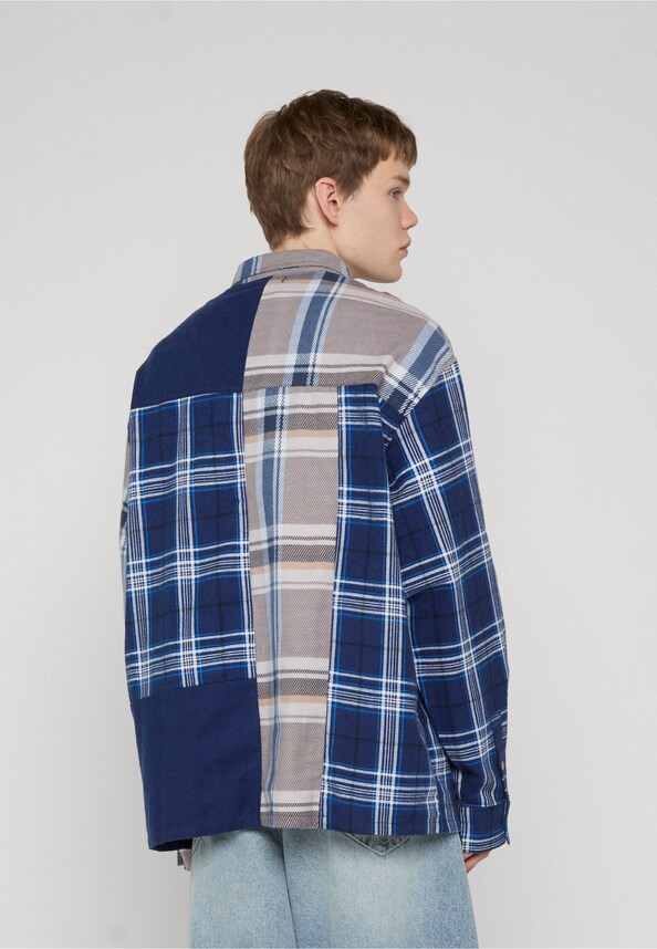LS INDIGO PRINTED FLANNEL -1
