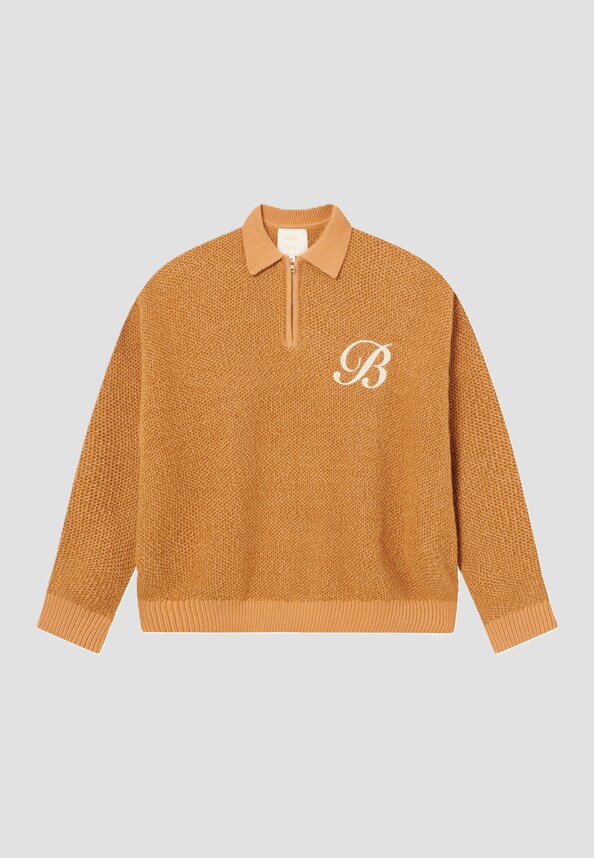 2Tone Structure Polo Knit-2
