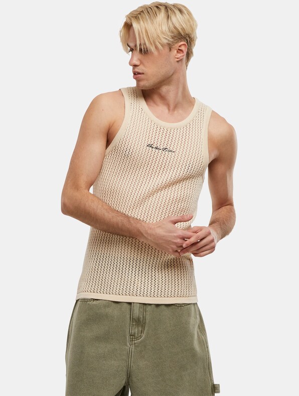 Oversized Mesh Knit Tanktop-0