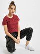 Ladies Cropped Peached Rib -4