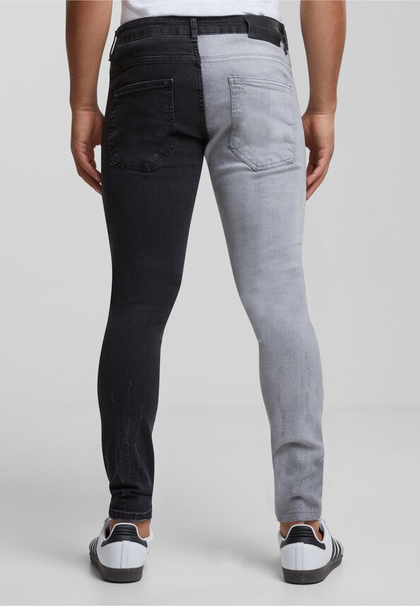 2Y Skinny Fit Destroyed Jeans-1