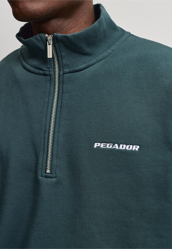 Logo Oversized Half Zip -3