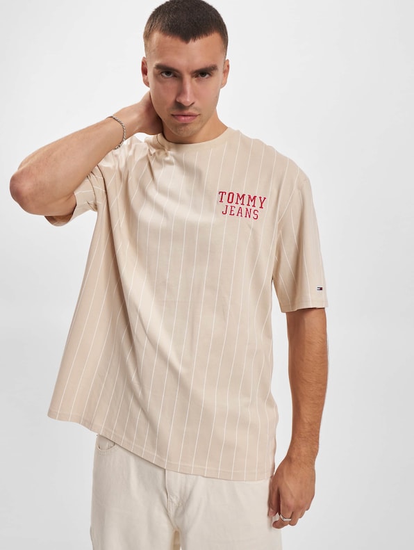 Tommy Jeans Ovz Pinstripe T-Shirt-0