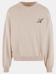 Logo Mesh Knit Sweater-4