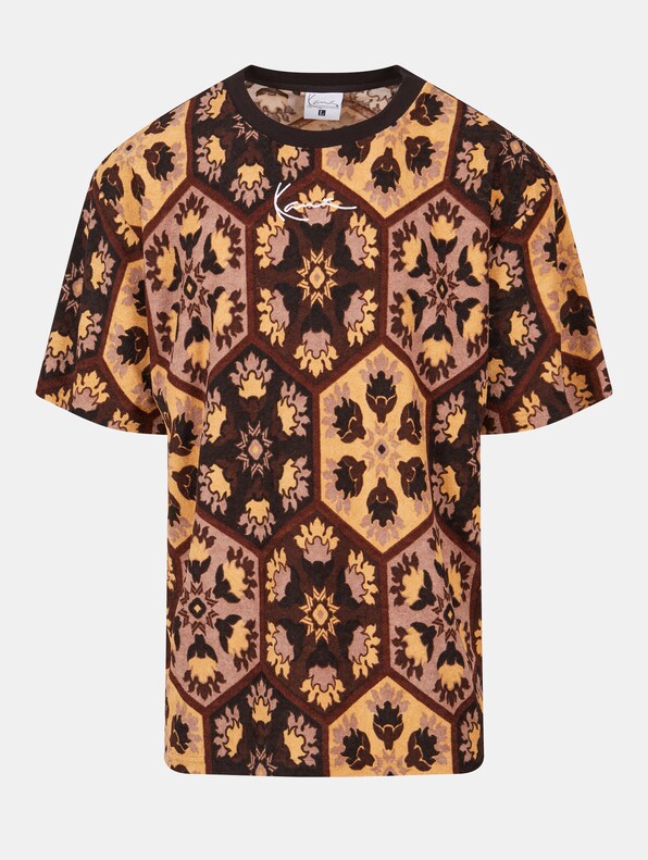 Karl Kani Small Signature Tile Towelling T-Shirt-3