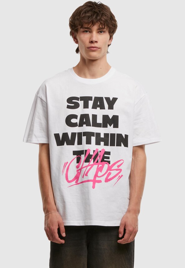 Stay Calm In Chaos Oversize Tee-2