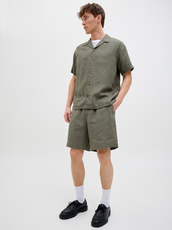 Jack & Jones Bill Lawrence Linen Shorts-3