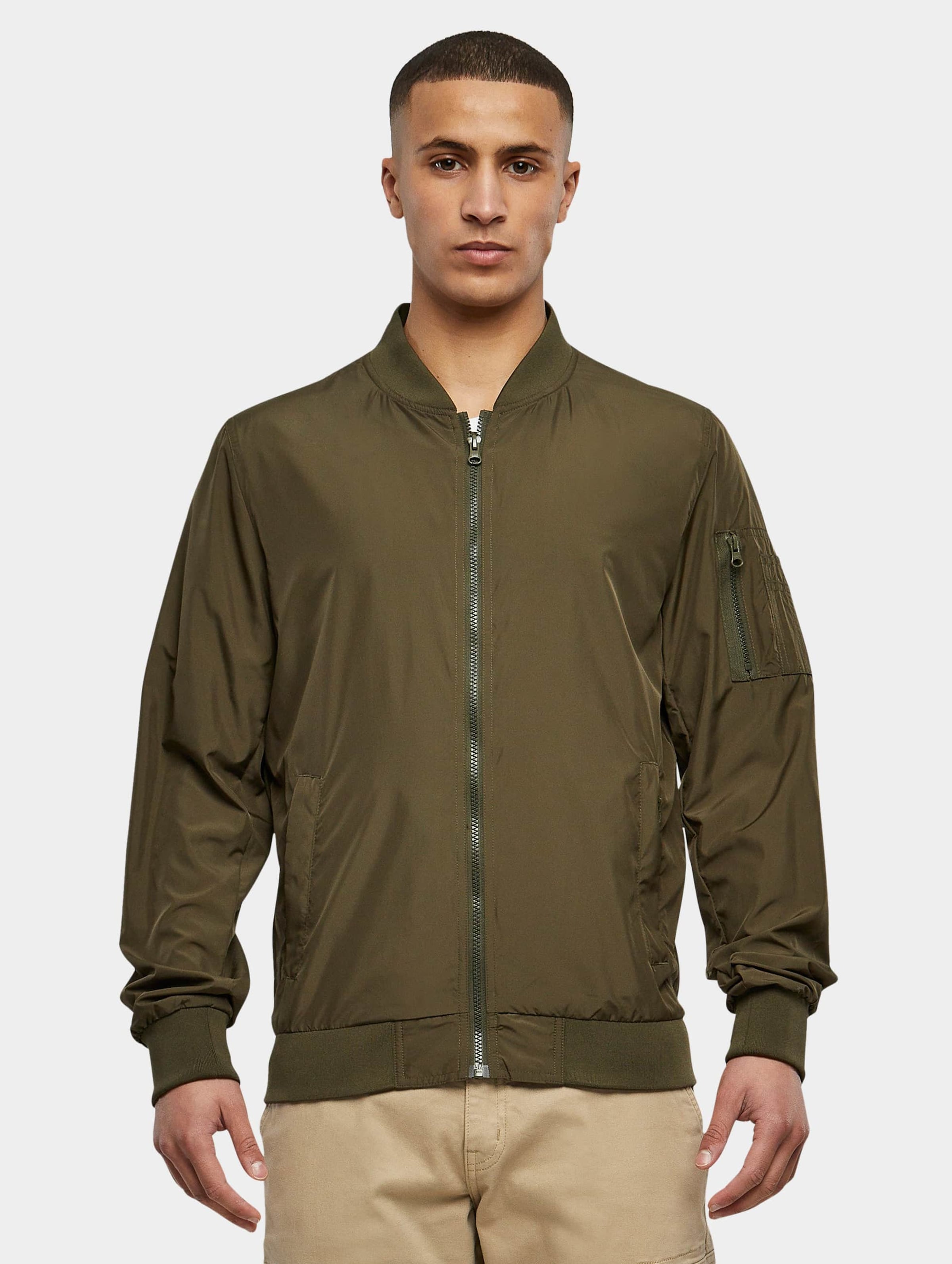 Men's nylon sale bomber jacket