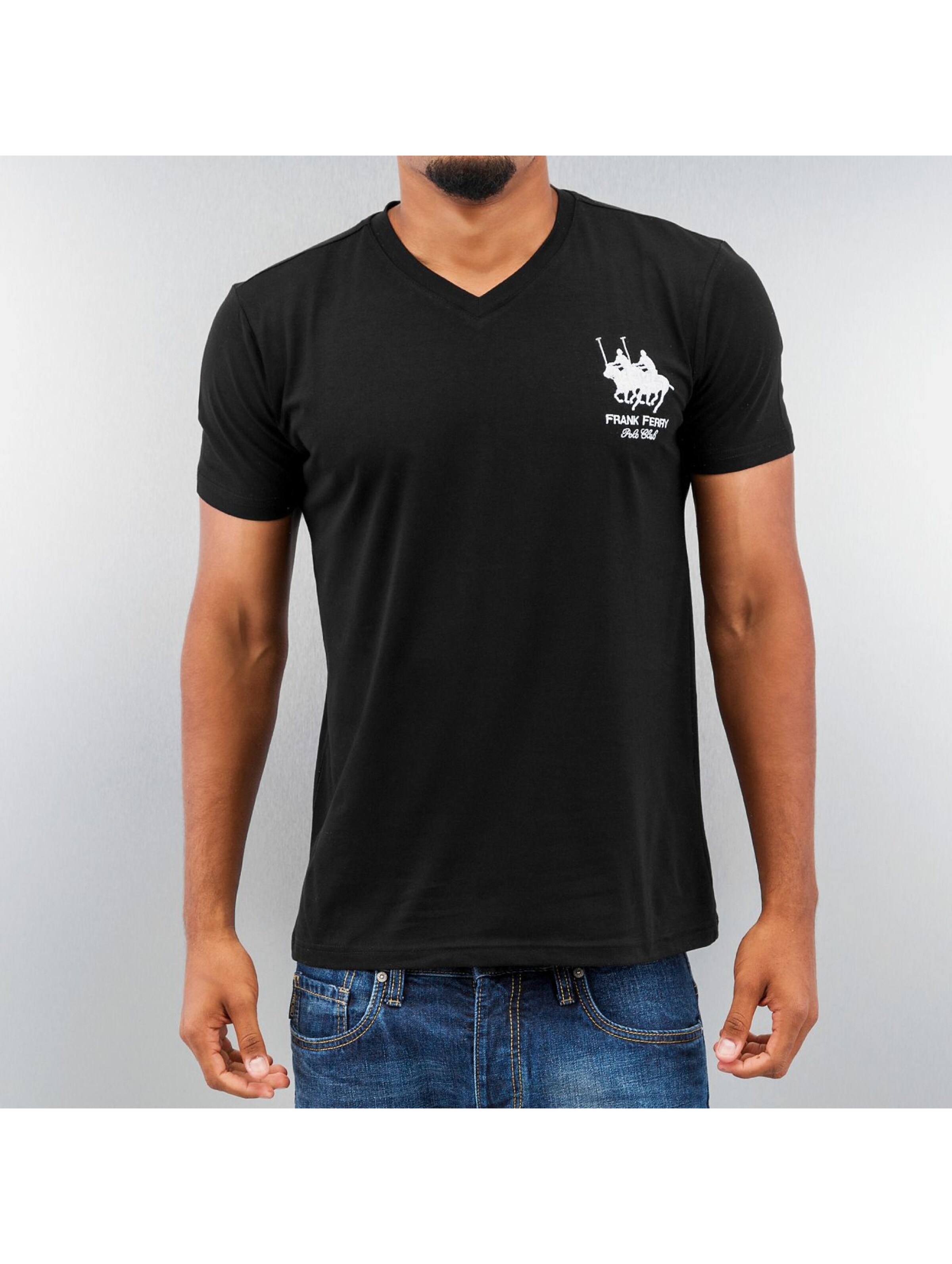 Frank Ferry Handicap T-Shirt Mannen op kleur zwart, Maat S