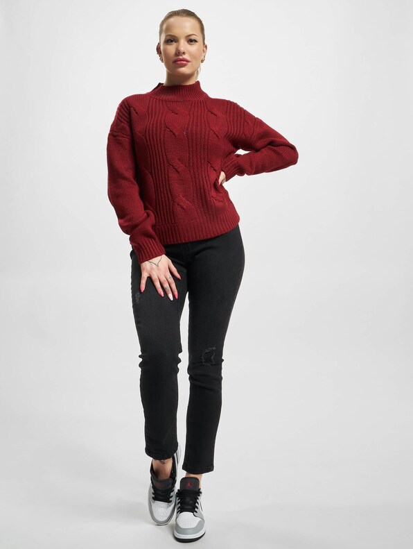 Urban Classics Ladies High Waist Skinny Denim Jeans-6