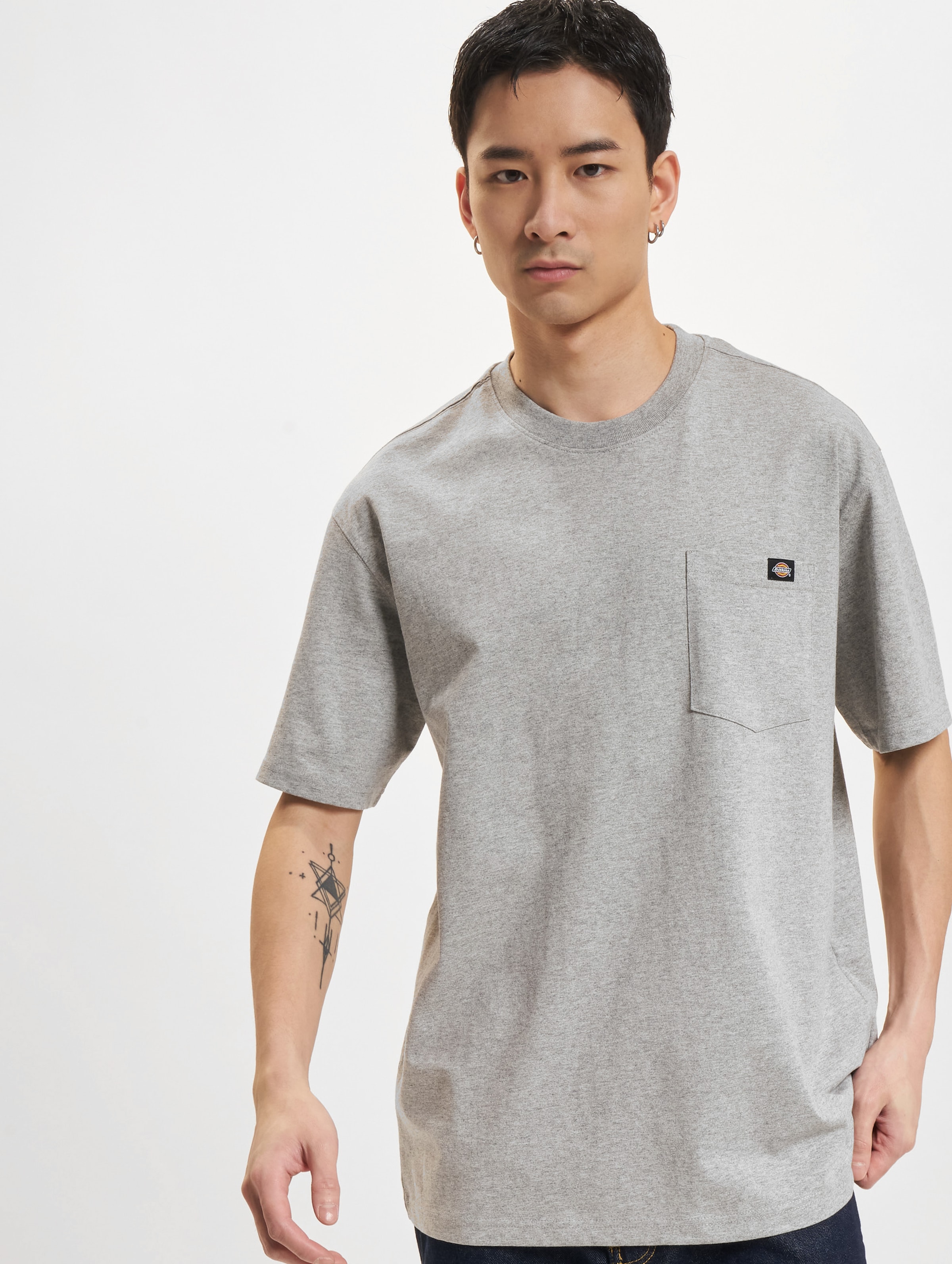 Dickies Luray Pocket T-Shirt Mannen op kleur grijs, Maat M