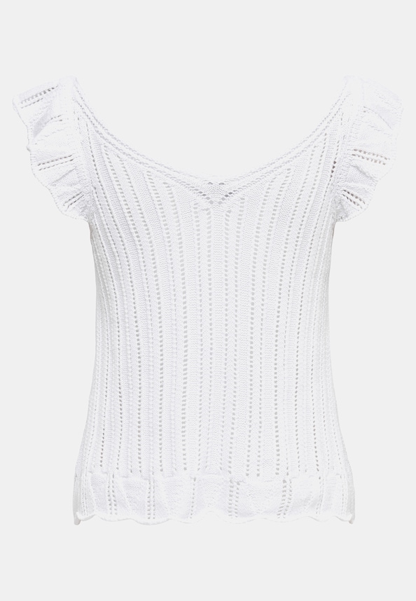 ONLY Damen V-Neck Stricktop-5