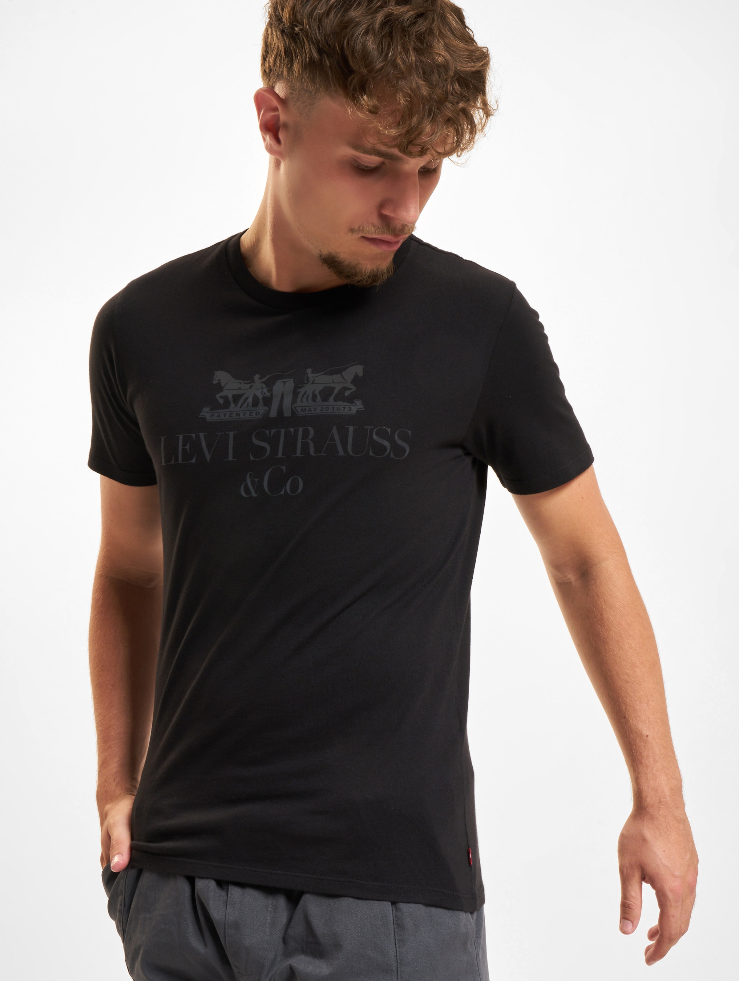 Levi's Levis Graphic T-Shirt Männer,Unisex op kleur zwart, Maat S