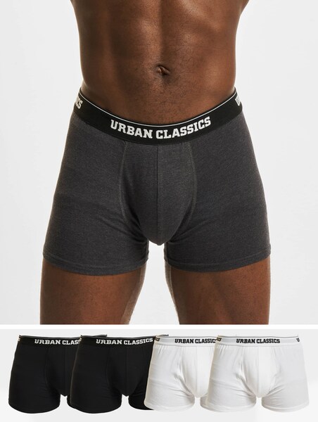 Urban Classics Organic Boxer Shorts 5-Pack Boxers zwart Basics