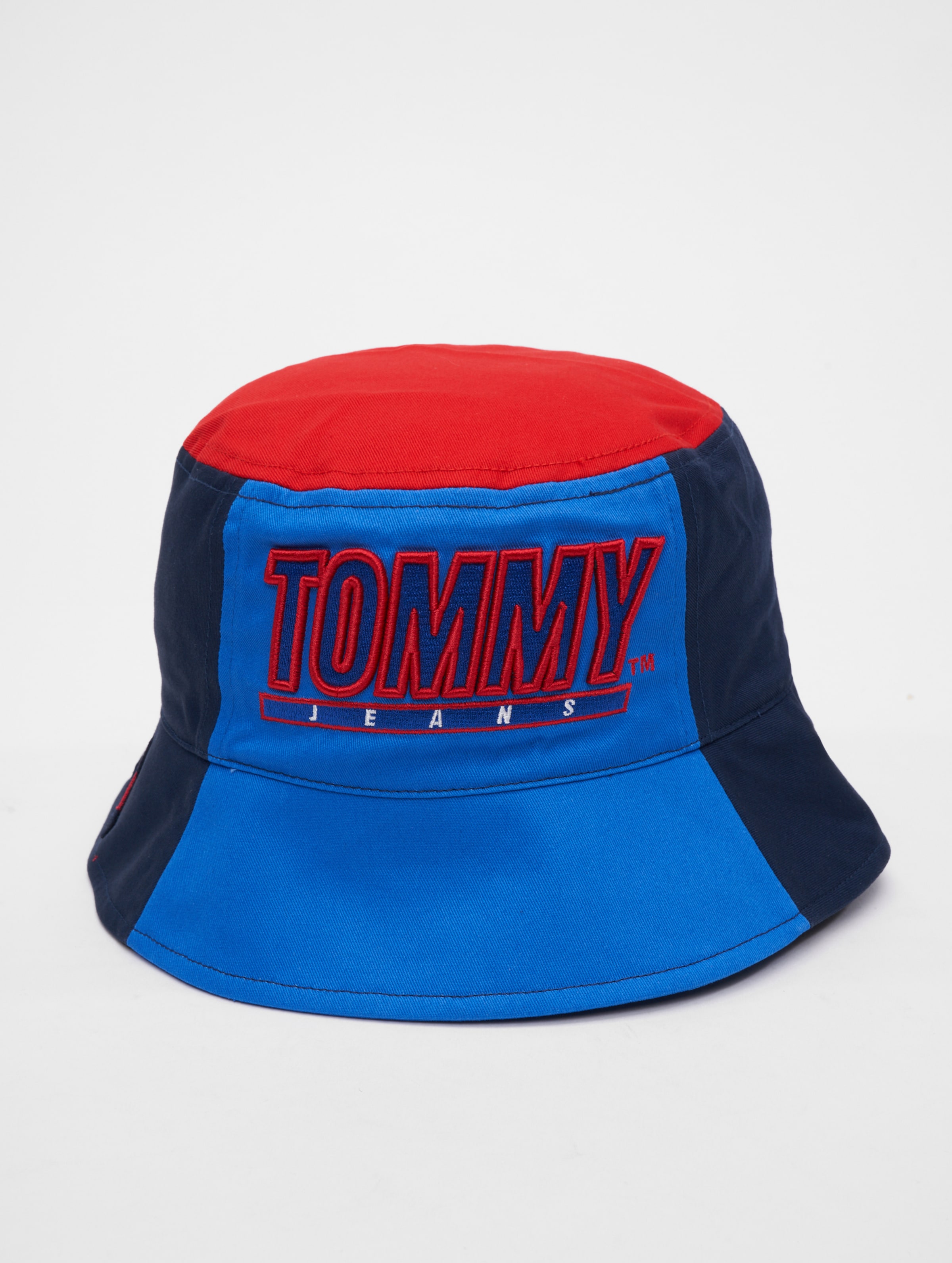 Tommy Jeans Heritage Stadium Bucket Hat Frauen,Männer,Unisex op kleur blauw, Maat ONE_SIZE