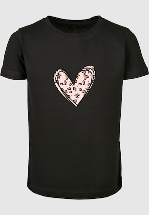 Valentines Day - Leopard Heart Short Sleeve Tee