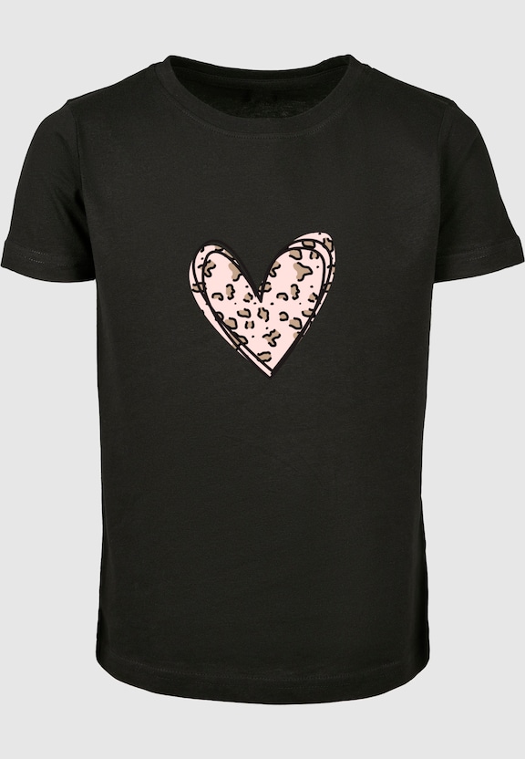 Valentines Day - Leopard Heart Short Sleeve Tee-0