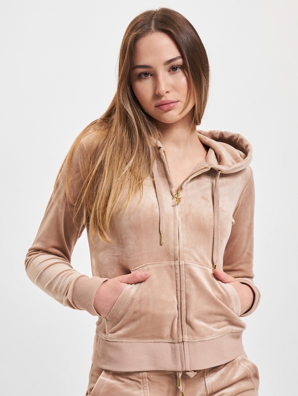 Juicy Couture Robertson Gold Hardware Zip Hoodie-0