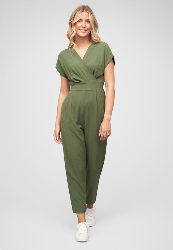 Jumpsuit in Wickeloptik mit 2-Pockets-4