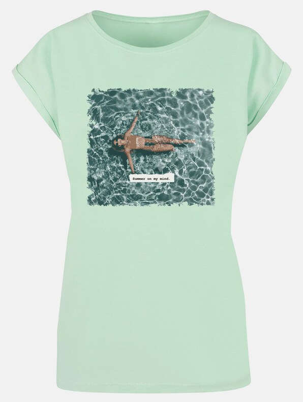 Ladies Summer - On My Mind T-Shirt-4