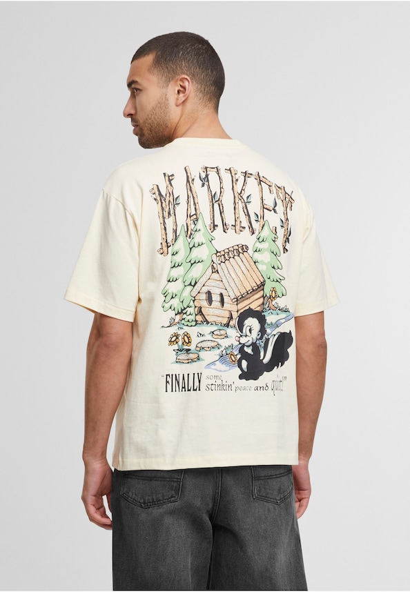 SMILEY QUIET CABIN T-SHIRT-1