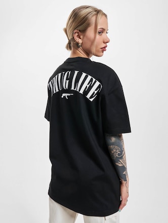 ASOS Nfl Panther Oversized T-shirt With Front And Back Print in