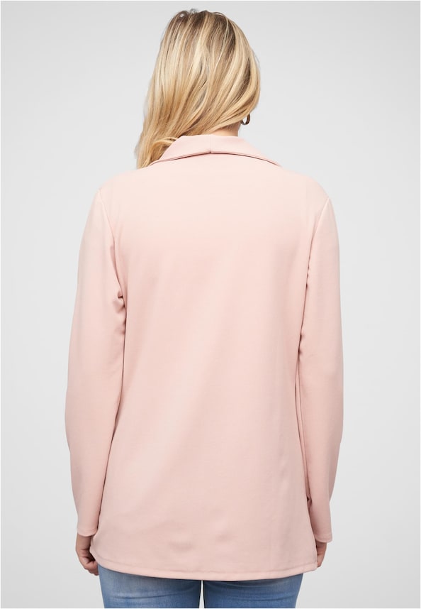 Longform Blazer mit Reverskragen-1