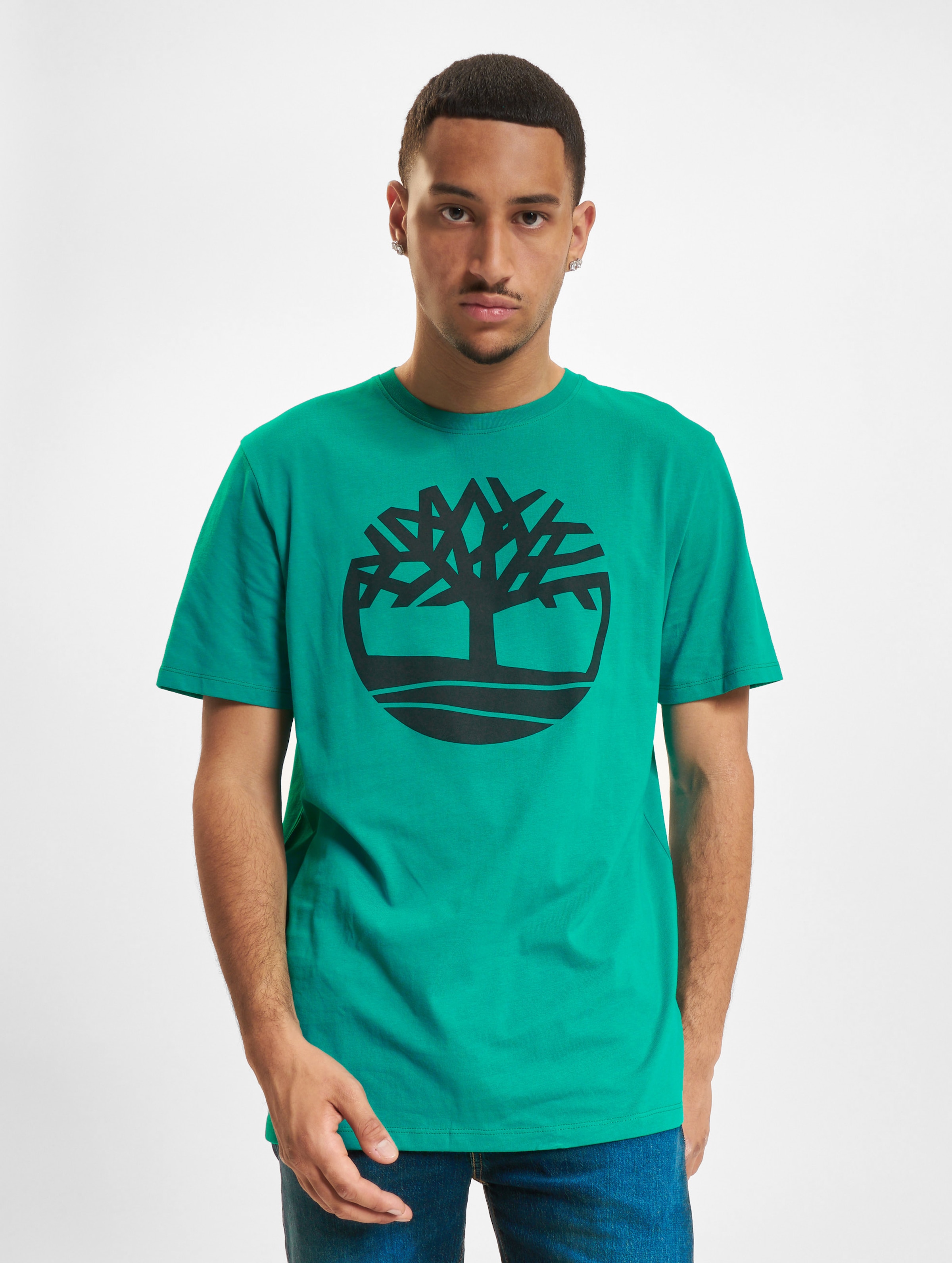 Timberland KBEC River Tree T-Shirt op kleur groen, Maat L