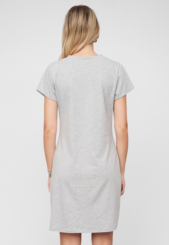 T-Shirt Dress Colorblock-1