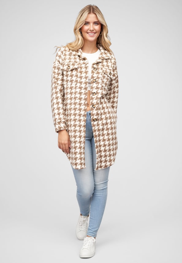 Jacke mit 2-Brusttaschen und Knopfleiste-4