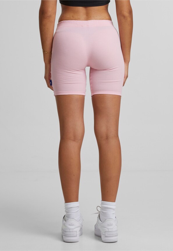 PEQUS Logo Biker Shorts rosa-1