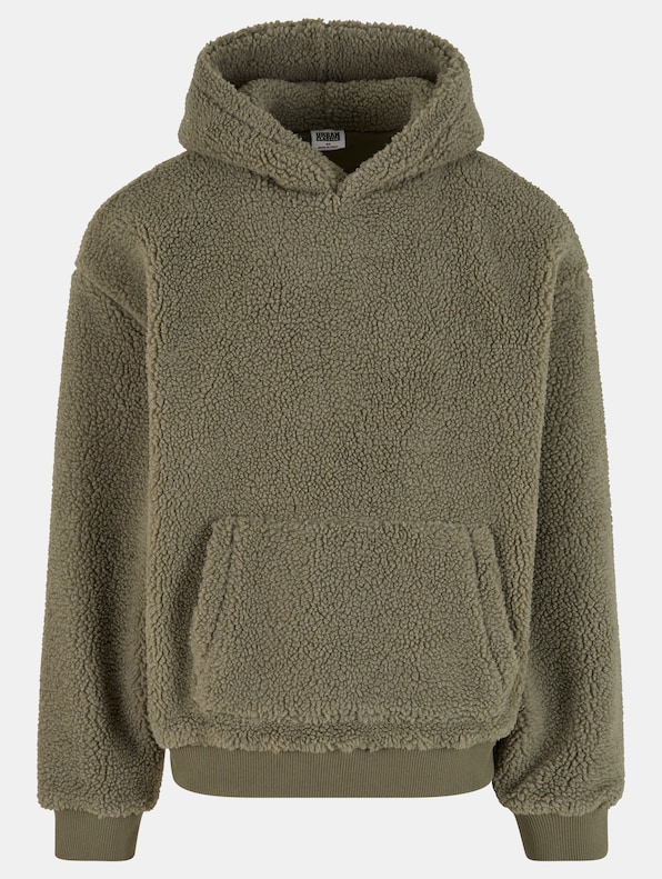 Urban Classics Oversized Teddy Hoodies-0