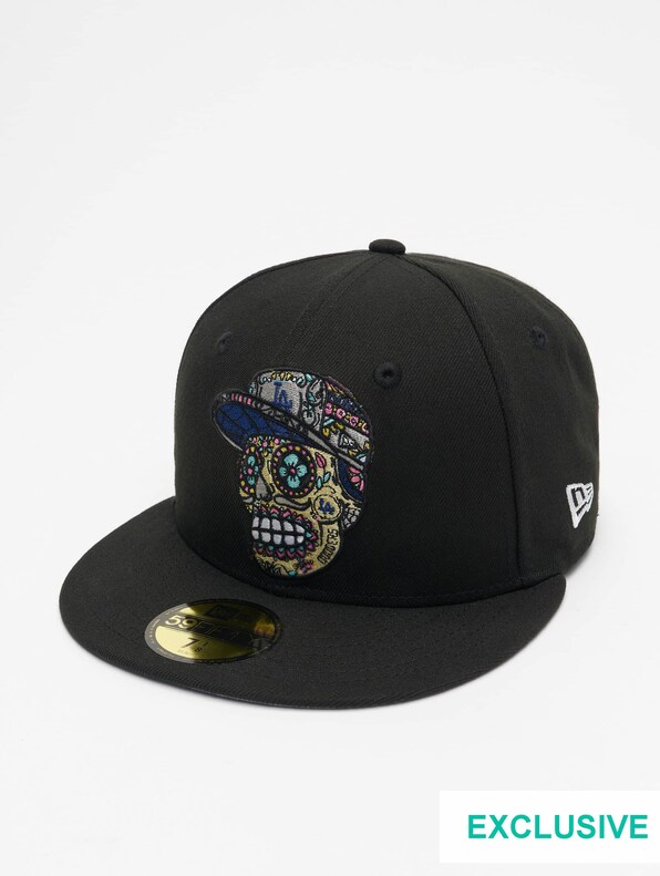 Los Angeles Dodgers Skull Poly 59Fifty-0