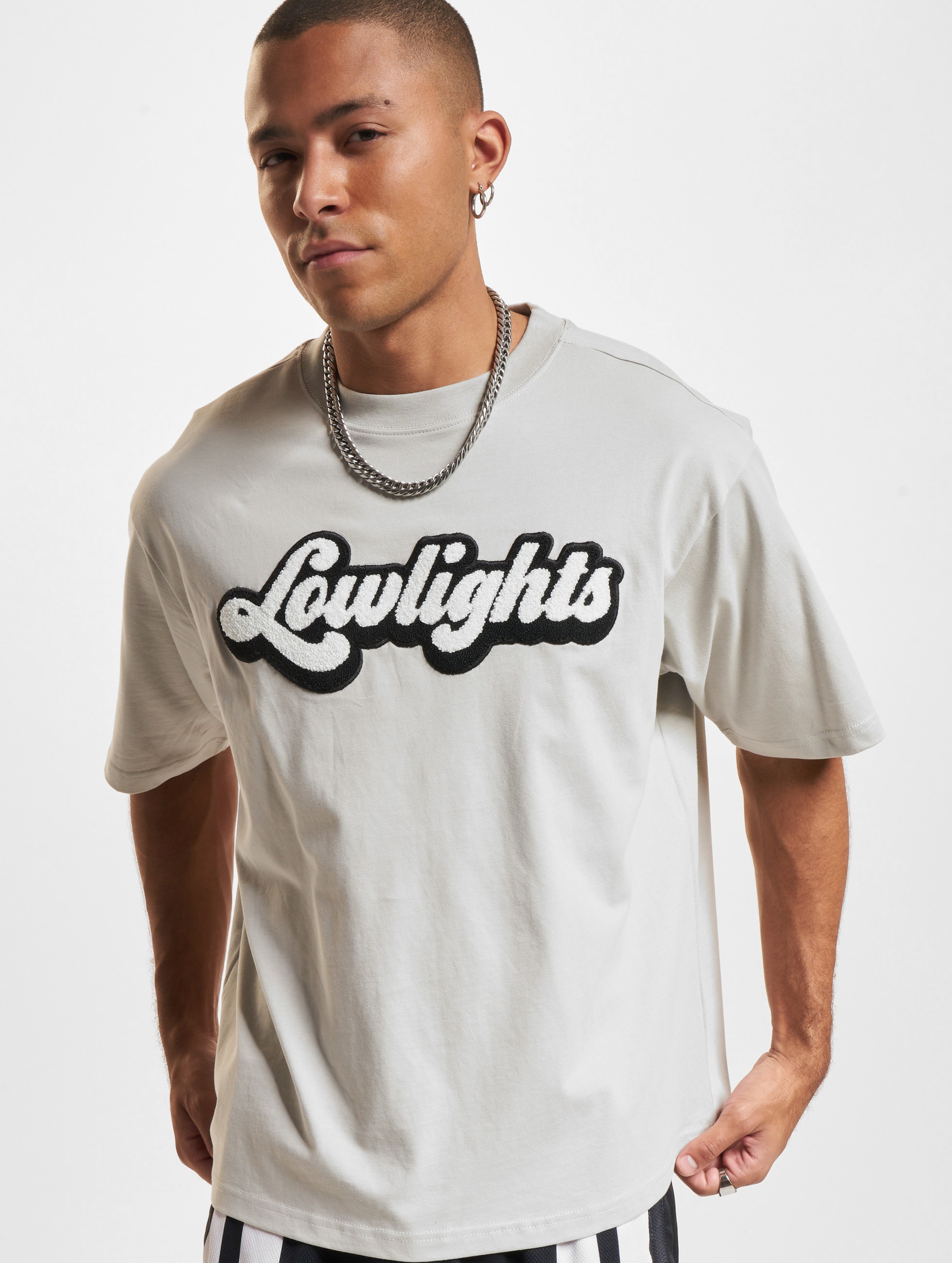 Low Lights Studios Trendy T-Shirt Männer,Unisex op kleur grijs, Maat XL