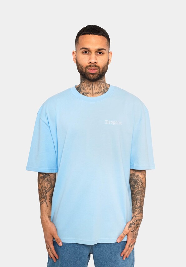 Dropsize Heavy Oversize Embo T-Shirt-0