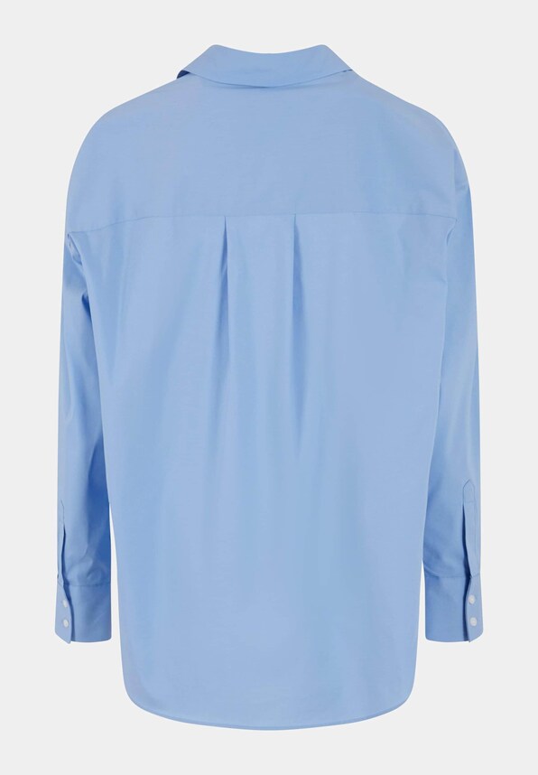 Urban Classics Ladies Oversized Cotton Blouse-5