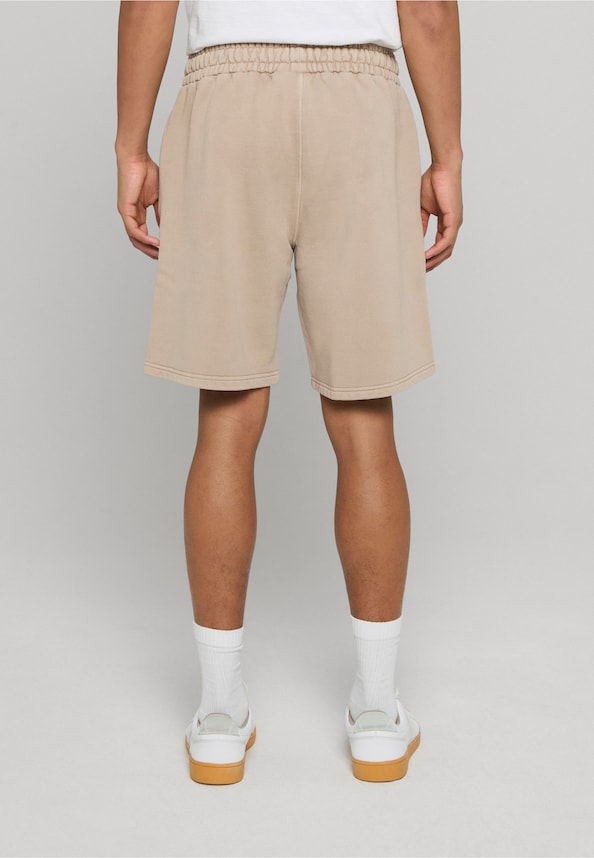 Logo Heavy Sweat Shorts Vintage Dark Stone-1