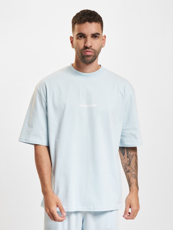 PEGADOR Colne Logo Oversized T-Shirts-2