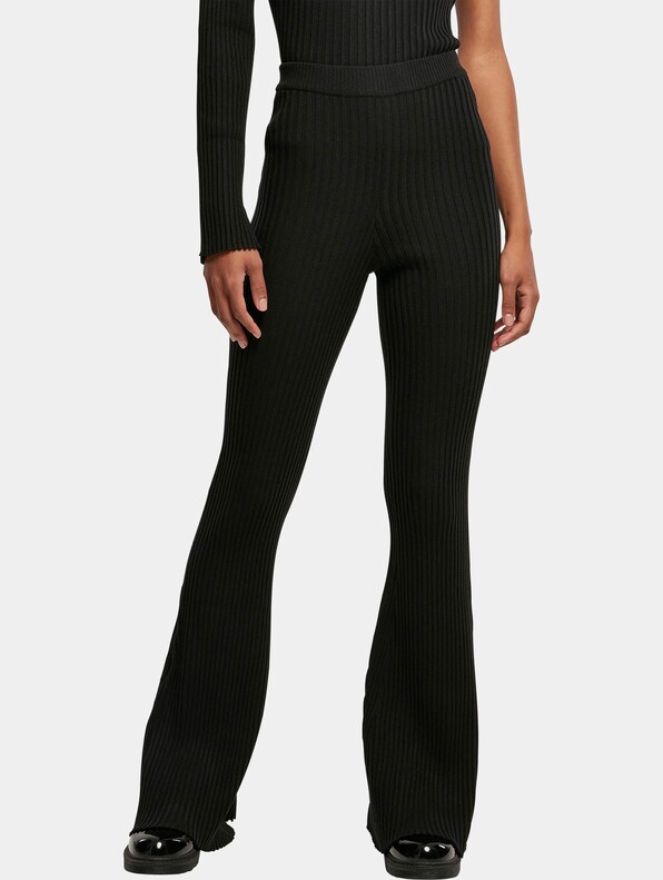 Ladies Flared Rib Knit -0