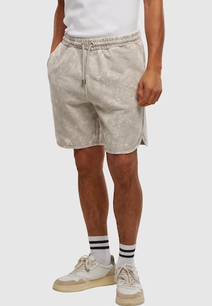 Washed Piped Shorts