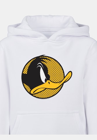 Looney Tunes Daffy Duck Dotted Profile -WHT with Basic Kids Hoody