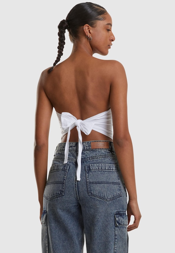 Ladies Knotted Bandeau Top-1